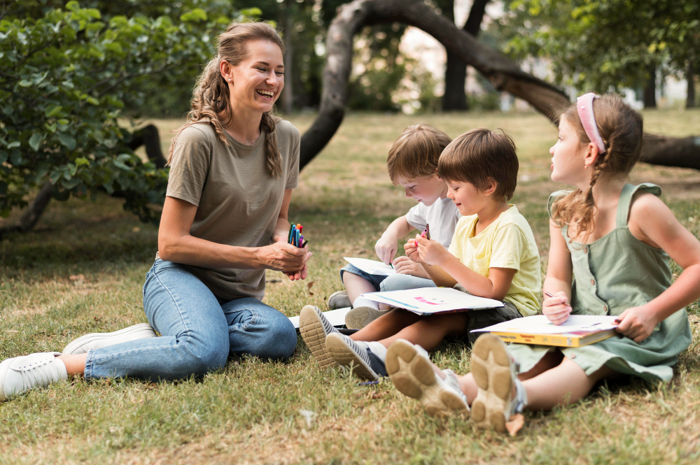 Nature's Classroom How Reading Outdoors Boosts Kids' Learning